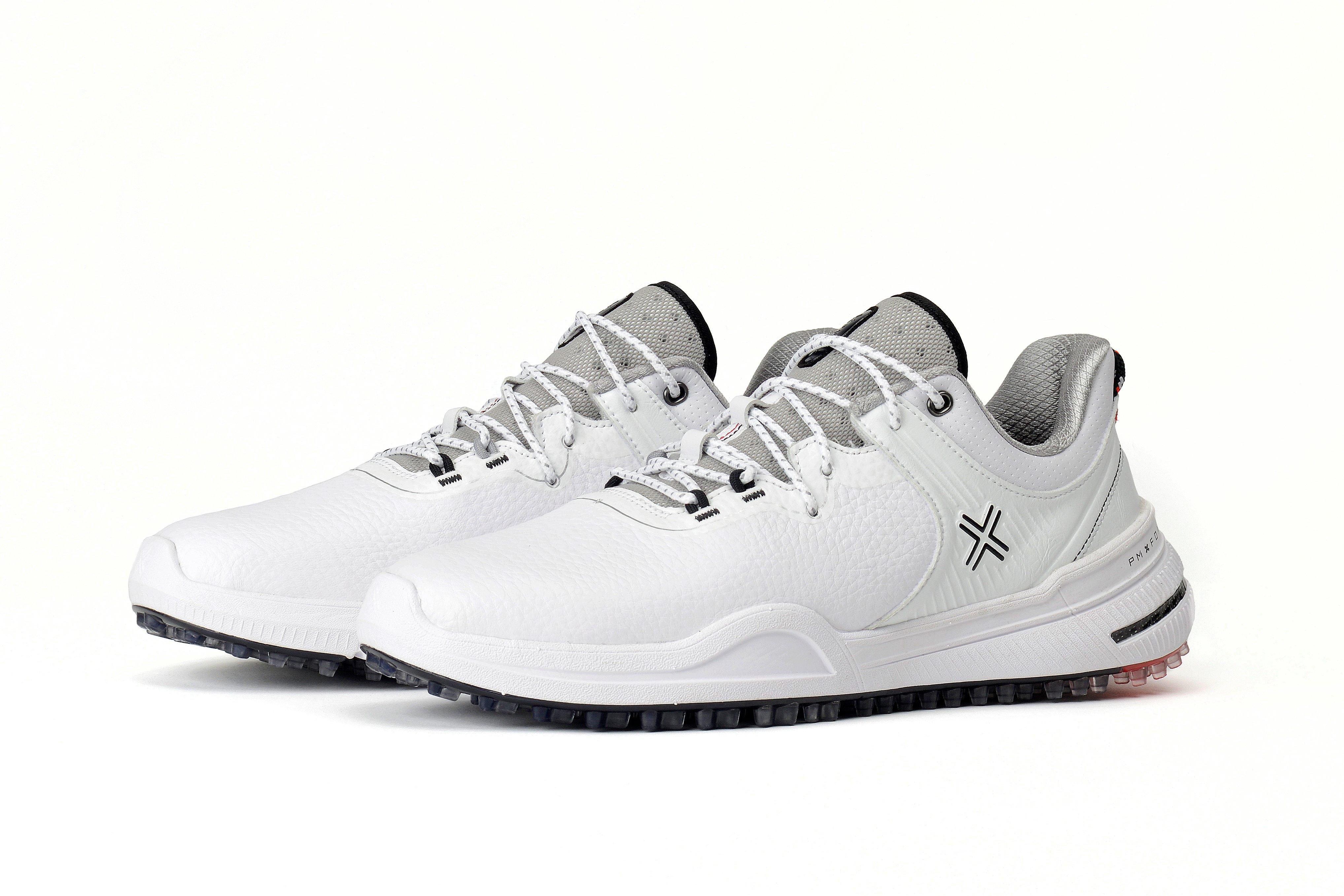 Men's X 002 LE Spikeless Golf Shoe - White/Grey | PAYNTR | Golf